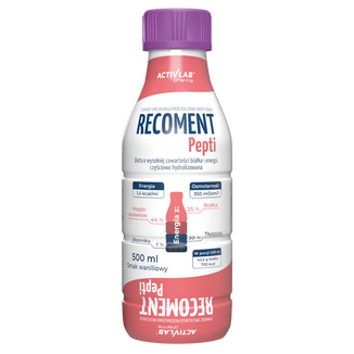 ActivLab Pharma Recoment Pepti, preparat odżywczy, smak waniliowy, 500 ml - zdjęcie produktu