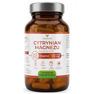 Jodavita Cytrynian Magnezu,
100 kapsułek Jodavita Cytrynian Magnezu,
100 kapsułek - zdjęcie produktu