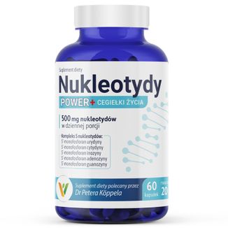 Jodavita Nukleotydy POWER+, 60 kapsułek Jodavita Nukleotydy POWER+, 60 kapsułek - zdjęcie produktu