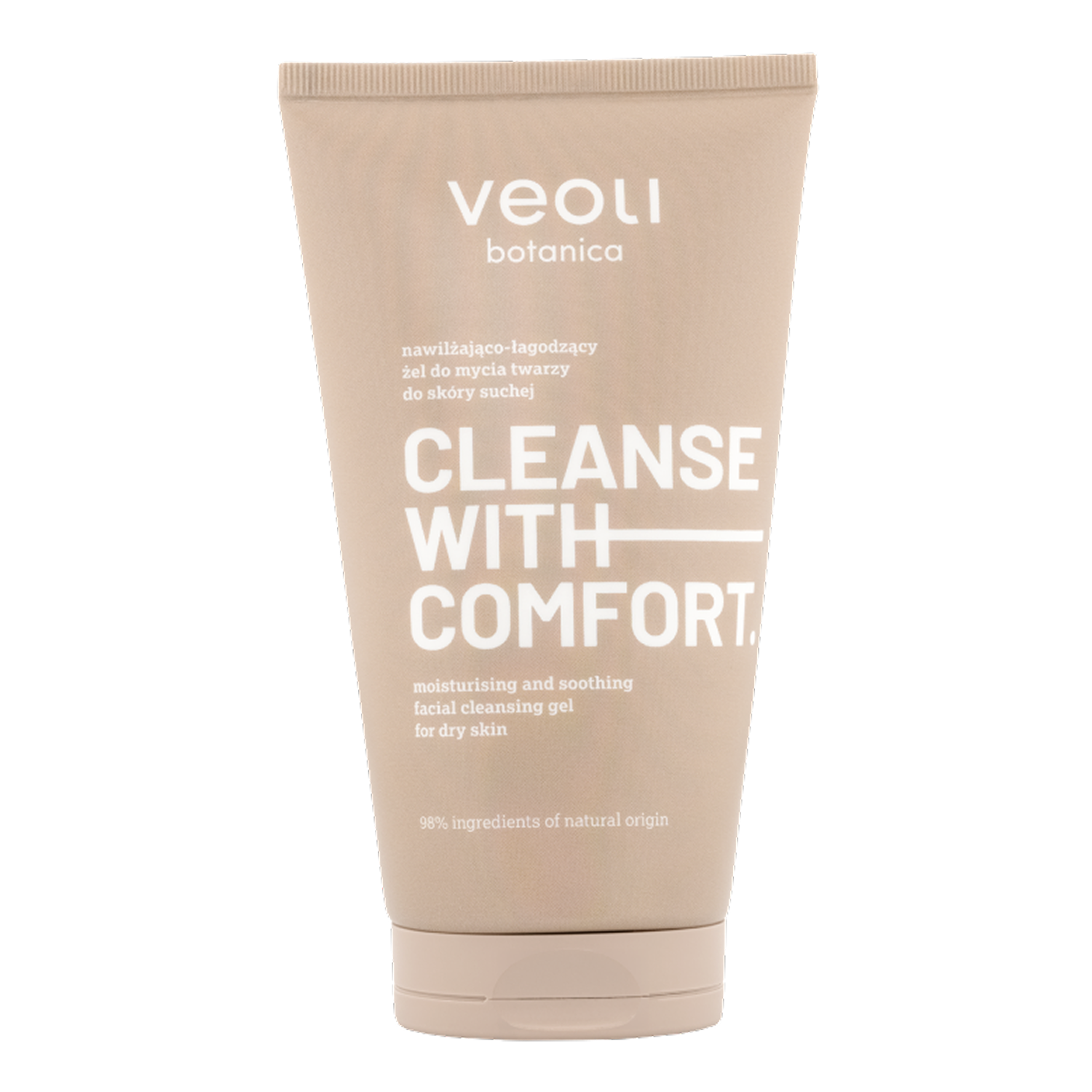 Nieznana Veoli Botanica Cleanse with Comfort, feuchtigkeitsspendend-beruhigend Gesichtsreinigungsgel für trockene Haut, 150 ml — Inhaltsstoffe und Bewertung