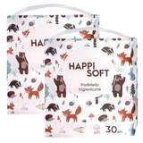 Zestaw Happi Soft, podkłady higieniczne dla dzieci, 60 cm x 60 cm, 2 x 30 sztuk - miniaturka zdjęcia produktu