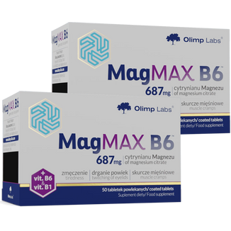Zestaw Olimp MagMax B6, 2 x 50 tabletek powlekanych - zdjęcie produktu