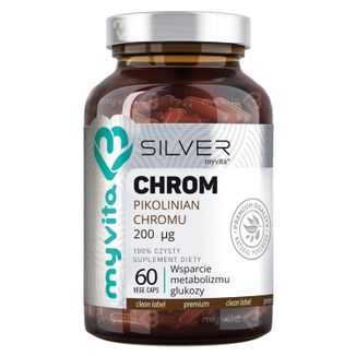 MyVita Silver Chrom, 60 kapsułek MyVita Silver Chrom, 60 kapsułek - zdjęcie produktu
