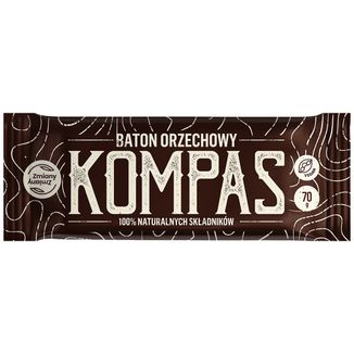 Zmiany Zmiany Kompas, baton orzechowy, bez glutenu, 70 g - zdjęcie produktu