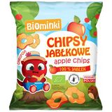 Biominki Chipsy jabłkowe, bezglutenowe, Bio, 40 g - miniaturka zdjęcia produktu