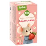 Apotheke Bajkowa herbatka dla dzieci Bio, dzika róża, rokitnik, truskawka, 2,2 g x 20 saszetek - miniaturka zdjęcia produktu