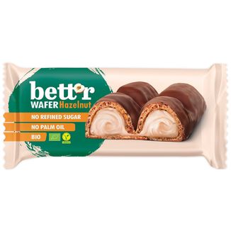 Bettr Wafelek z kremem orzechowym w polewie czekoladowej, 33 g - zdjęcie produktu