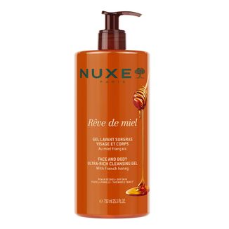 Nuxe Reve de Miel, ultrabogaty żel do mycia twarzy i ciała z miodem, 750 ml - zdjęcie produktu