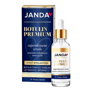 Janda Botulin Premium, superaktywne serum, ampułka redukująca zmarszczki, 30 ml - zdjęcie produktu