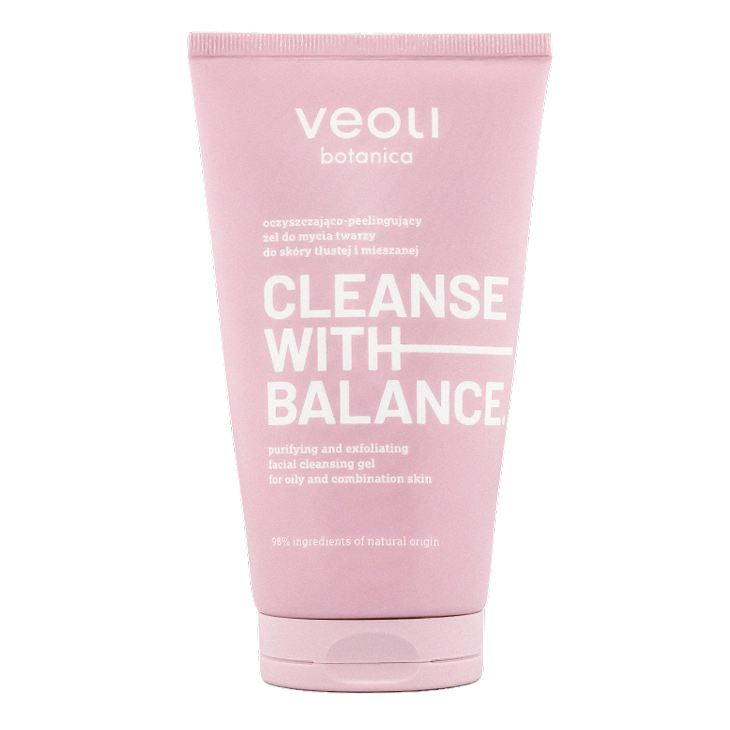 Nieznana Veoli Botanica Cleanse with Balance, reinigend-peelend Gesichtsreinigungsgel für fettige Haut und Mischhaut, 150 ml — Inhaltsstoffe und Bewertung
