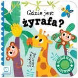 Aksjomat Gdzie jest żyrafa? Szukamy zwierząt, książeczka z filcowymi klapkami - miniaturka zdjęcia produktu