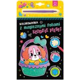 Aksjomat Słodkie pieski. Kolorowanka z magicznymi foliami, książeczka - miniaturka zdjęcia produktu