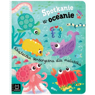 Aksjomat Spotkanie w oceanie, Książeczka sensoryczna Aksjomat Spotkanie w oceanie, Książeczka sensoryczna - zdjęcie produktu