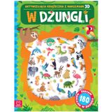 Aksjomat W dżungli. Aktywizująca książeczka z naklejkami 3D - miniaturka zdjęcia produktu