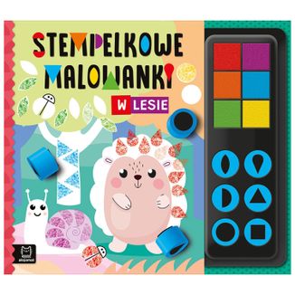 Aksjomat W lesie. Stempelkowe malowanki, książeczka ze stempelkami - zdjęcie produktu