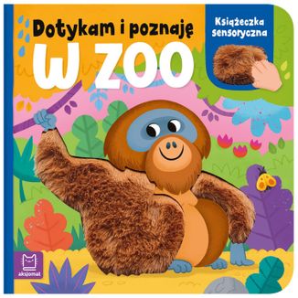 Aksjomat W zoo. Książeczka sensoryczna. Dotykam i poznaję, książeczka dla dzieci - zdjęcie produktu