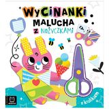 Aksjomat Wycinanki malucha z nożyczkami. Z królikiem, książeczka dla dzieci - miniaturka zdjęcia produktu