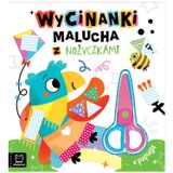 Aksjomat Wycinanki malucha z nożyczkami. Z papugą, książeczka dla dzieci - miniaturka zdjęcia produktu
