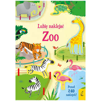 Lubię naklejać, Zoo, książka dla dzieci - zdjęcie produktu