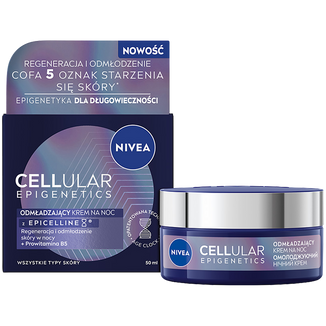 Nivea Cellular Epigenetics, odmładzający krem na noc, 50 ml Nivea Cellular Epigenetics, odmładzający krem na noc, 50 ml - zdjęcie produktu