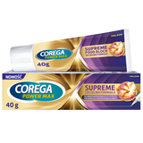 Corega Power Max Supreme Szczelna Formuła, krem mocujący do protez zębowych, 40 g - miniaturka zdjęcia produktu