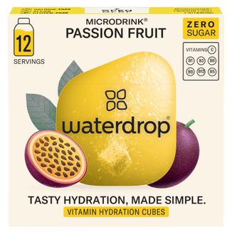 Waterdrop Microdrink Sky, witaminowa kostka nawadniająca, pineberry & passion fruit, 12 sztuk - zdjęcie produktu