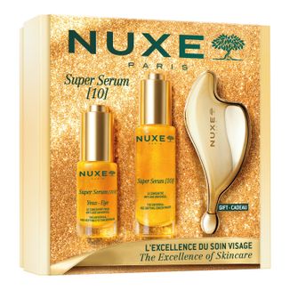 Zestaw Nuxe Super Serum 10, serum do twarzy, 30 ml + serum pod oczy, 15 ml + masażer do twarzy gratis - zdjęcie produktu