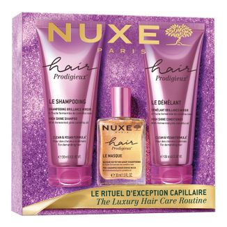 Zestaw Nuxe Hair Prodigieux, odżywka, 200 ml + maska, 30 ml + szampon, 200 ml - zdjęcie produktu