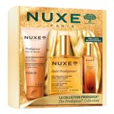 Zestaw Nuxe Prodigieux Kultowy, suchy olejek, 100 ml + perfumy, 15 ml + olejek pod prysznic, 100 ml + złota kopertówka gratis - miniaturka zdjęcia produktu