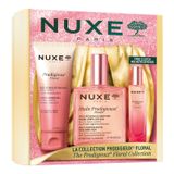 Zestaw Nuxe Prodigieux Florale Kultowy, suchy olejek, 50 ml + perfumy, 15 ml + żel pod prysznic, 100 ml + złota kopertówka gratis - miniaturka zdjęcia produktu