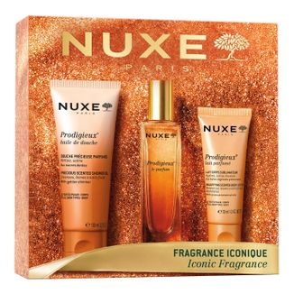 Zestaw Nuxe Prodigieux, perfumy, 30 ml + olejek pod prysznic, 100 ml + mleczko do ciała, 30 ml - zdjęcie produktu