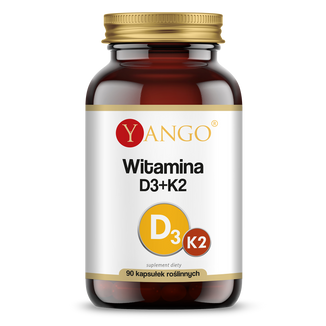 Yango Witamina D3 + K2, 90 kapsułek - zdjęcie produktu