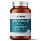 UNS Astaksantyna z Alg + Bioperine, 60 kapsułek - miniaturka zdjęcia produktu