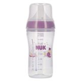 NUK Perfect Match, butelka antykolkowa ze smoczkiem silikonowym, rozmiar M, Hipopotam, od 3 miesiąca, 260 ml - miniaturka zdjęcia produktu