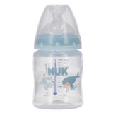 NUK First Choice, butelka antykolkowa ze smoczkiem silikonowym, rozmiar S, Wieloryb, od urodzenia, 150 ml - miniaturka zdjęcia produktu