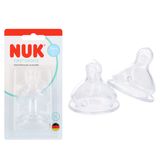 NUK First Choice, silikonowy smoczek do butelki, rozmiar M, 0-6 miesięcy, 2 sztuki - miniaturka zdjęcia produktu