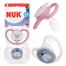 NUK Perfect Match, smoczek uspokajający Night, świecący w ciemności, 0-6 miesięcy, silikonowy, anatomiczny, Owca, 2 sztuki - miniaturka  zdjęcia produktu