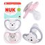 NUK Perfect Match, smoczek uspokajający, 18-36 miesięcy, silikonowy, anatomiczny, Kot i Miś, 2 sztuki - 1 NUK Perfect Match, smoczek uspokajający, 18-36 miesięcy, silikonowy, anatomiczny, Kot i Miś, 2 sztuki - miniaturka zdjęcia produktu