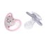 NUK Perfect Match, smoczek uspokajający, 18-36 miesięcy, silikonowy, anatomiczny, Kot i Miś, 2 sztuki - 2 NUK Perfect Match, smoczek uspokajający, 18-36 miesięcy, silikonowy, anatomiczny, Kot i Miś, 2 sztuki - miniaturka 2 zdjęcia produktu