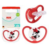 NUK Perfect Match Air, smoczek uspokajający, 18-36 miesięcy, silikonowy, anatomiczny, Minnie, 1 sztuka - miniaturka zdjęcia produktu