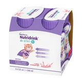 Nutridrink, preparat odżywczy dla dzieci powyżej 1 roku, smak truskawkowy, 4 x 125 ml - miniaturka zdjęcia produktu