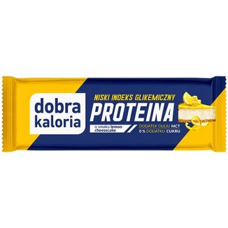 Dobra Kaloria Proteina, baton z MCT o smaku lemon cheesecake, 45 g - zdjęcie produktu