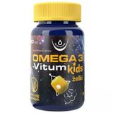Oleofarm Omega 3-Vitum Kids, żelki, 30 sztuk - miniaturka zdjęcia produktu