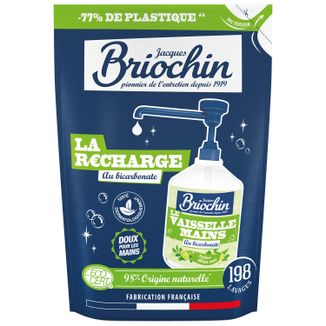 Briochin, żel do mycia naczyń i rąk, soda oczyszczona, zapas, 450 ml Briochin, żel do mycia naczyń i rąk, soda oczyszczona, zapas, 450 ml - zdjęcie produktu