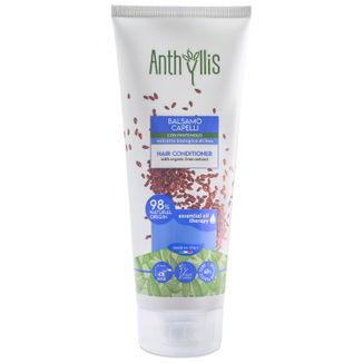 Anthyllis EcoBio, odżywka do włosów z pantenolem, ekstraktem z lnu i AIAB, 200 ml - zdjęcie produktu