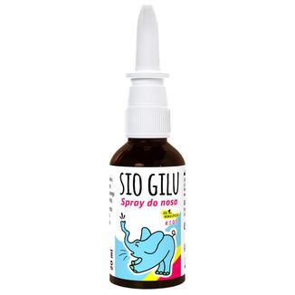 Sio Gilu Kids, spray do nosa dla dzieci od 1 roku, 20 ml - zdjęcie produktu