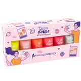 Maga Cosmetics Teen Drops, zestaw lakierów do paznokci, InstaQueen V.01, 6 x 6 ml Maga Cosmetics Teen Drops, zestaw lakierów do paznokci, InstaQueen V.01, 6 x 6 ml - miniaturka zdjęcia produktu