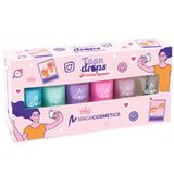 Maga Cosmetics Teen Drops, zestaw lakierów do paznokci, InstaQueen V.02, 6 x 6 ml - miniaturka zdjęcia produktu
