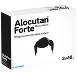 Zestaw Alocutan Forte 50 mg/ ml, aerozol na skórę, 60ml x 3 butelki - miniaturka zdjęcia produktu