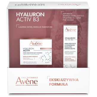 Zestaw Avene Hyaluron Activ B3, krem na dzień, 50 ml + krem pod oczy, 15 ml Zestaw Avene Hyaluron Activ B3, krem na dzień, 50 ml + krem pod oczy, 15 ml - zdjęcie produktu